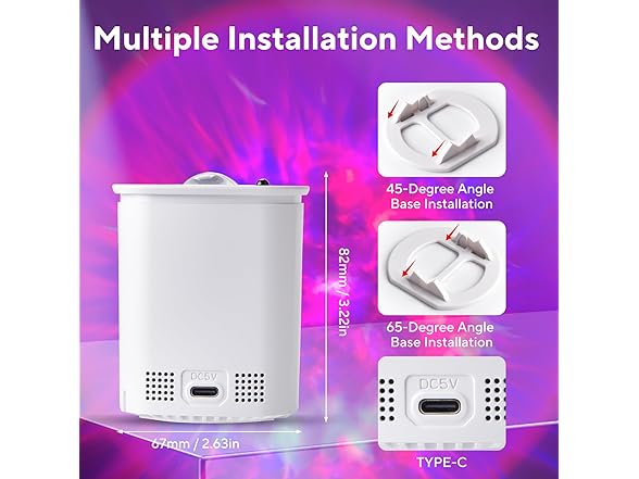 HIJOPIB Galaxy Projector for Bedroom