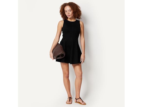 Amazon Essentials Women Flare Mini Dress - Gallery 6