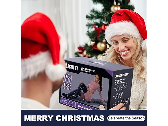 AICUTTI Air Compression Leg Massager with Heat