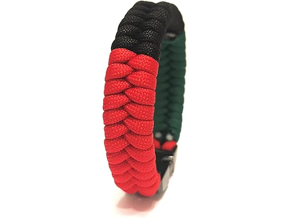 Tru550 African Flag Bracelet 7.0"