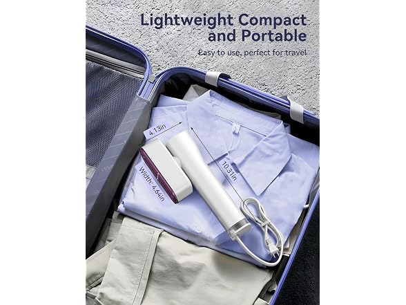 Steamer for Clothes Portable 2-in-1