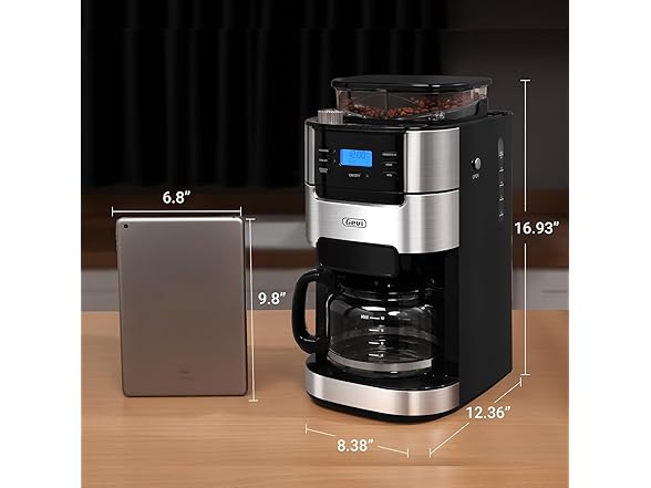 Gevi Coffee Maker with Built-in Grinder
