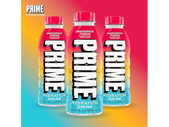 12PK PRIME Hydration DRAGONFRUIT FUSION