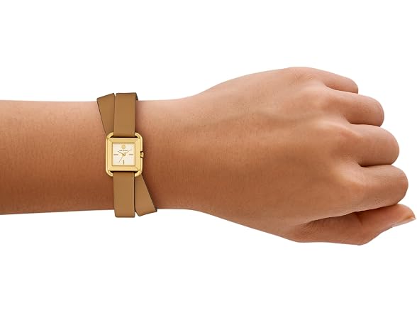 Tory Burch Women's The Kira Brown Leather Watch