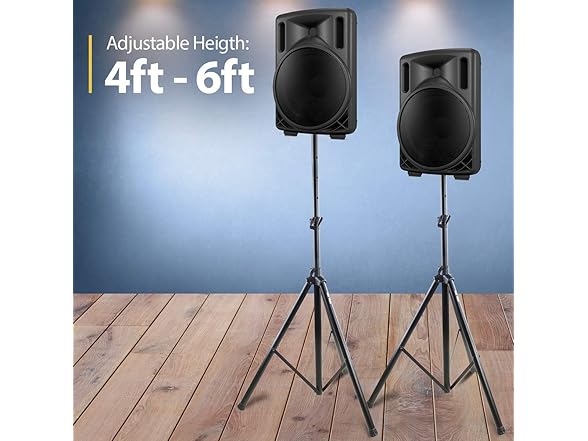 (Pair) Hola! Music PA Speaker Stands (HPS-200PA)