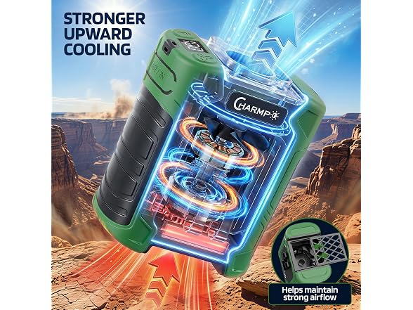 CHARMP 10000mAh Waist Fan 6-Speed