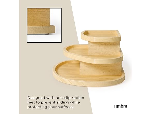 Umbra Cove Storage Box, 3-Tier Stackable Jewelry Organizer
