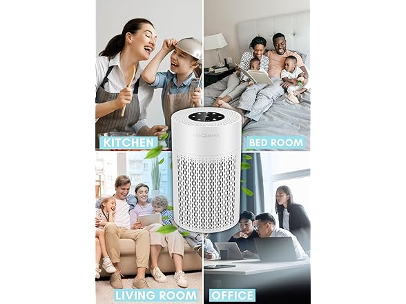 MEGAWISE Smart Air Purifier up to 1076ft