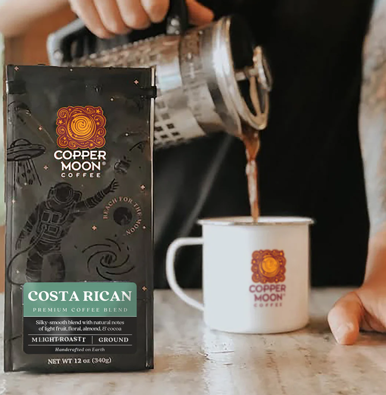 (3 Pack) Copper Moon Coffee - Costa Rica Medium - Gallery 8