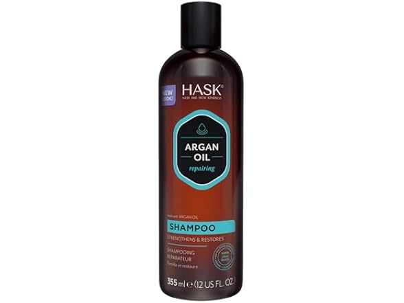 HASK Argan Oil Reparing Shampoo, 12 Fl Oz