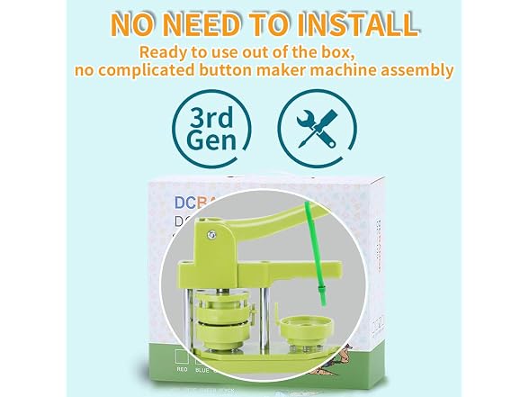 Button Maker Machine 58mm - (3rd Gen)