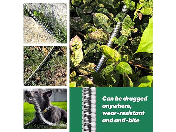 Kebose Stainless Steel Garden Hose | 50ft | 3/4in