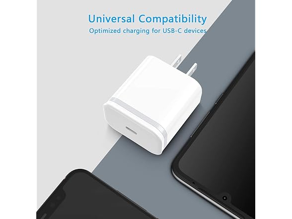 LUOATIP 20W USB-C Charger Block 2-Pack
