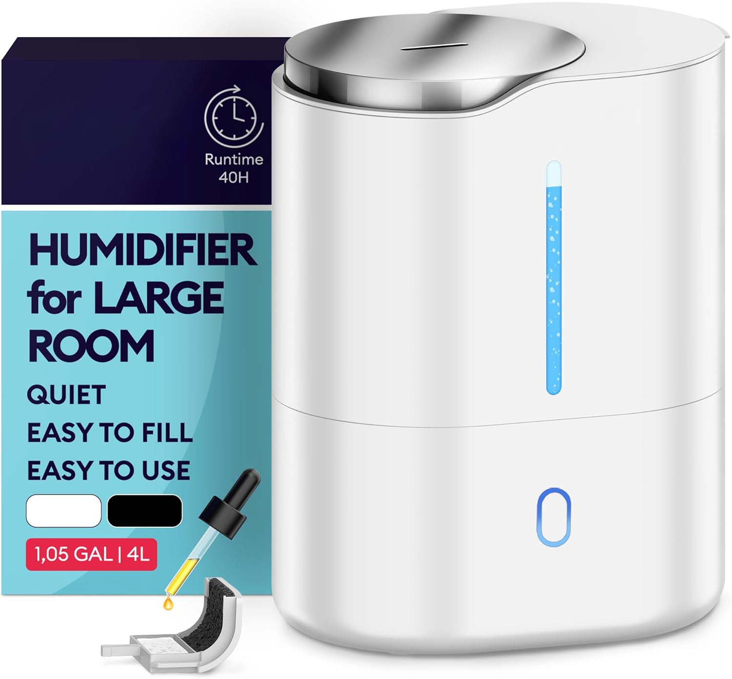 3P EXPERTS Ultrasonic Cool Mist Humidifier - Gallery 14