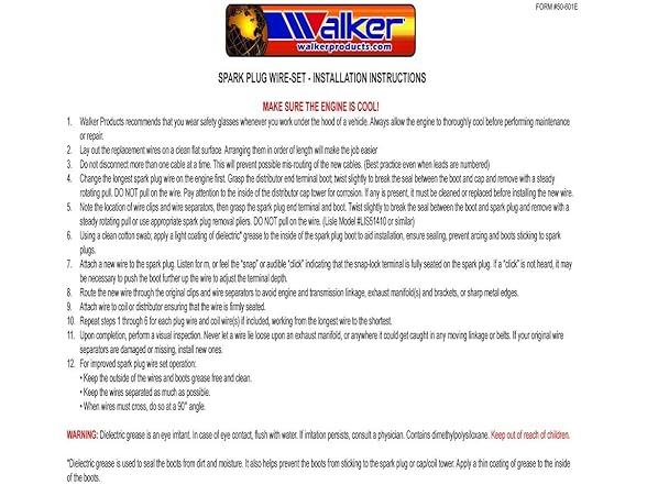 Walker Products 900-1829A Thundercore Ul