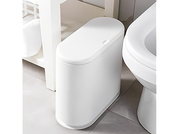 Sooyee 10 Liter Rectangular Plastic Trash Can