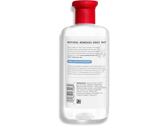 THAYERS Alcohol-Free, Hydrating, Unscented Witch Hazel Facial Toner