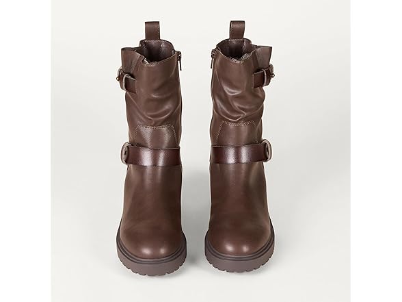 Amazon Essentials Women's Mid Calf Cropped Biker Boots
