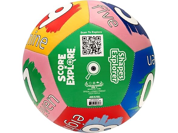 Crayola Official Soccer Ball - Number Size 5
