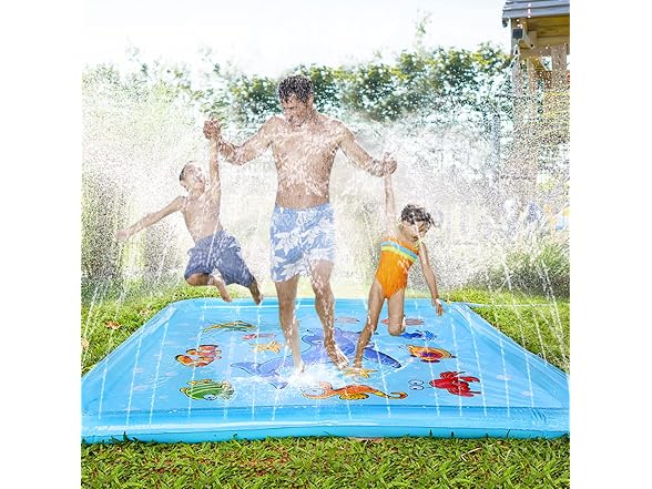 Growsland 67in Splash Pad Outdoor Kids