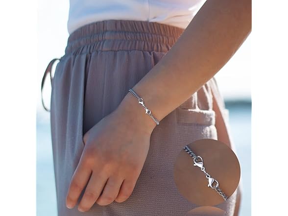 10 Sets Double Lobster Clasp Extender