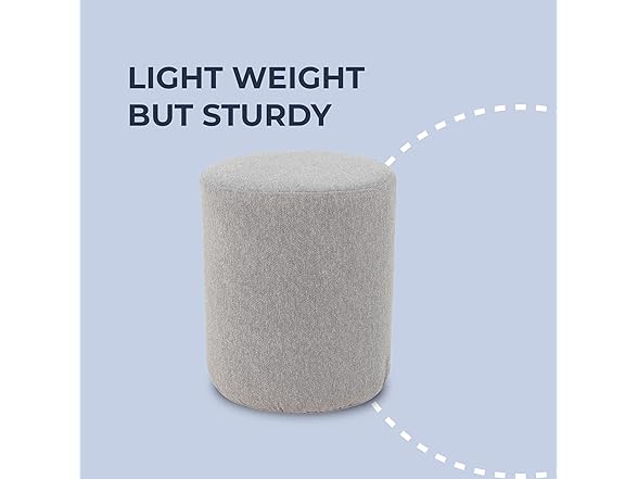 Elephant in a Box – Round Pouf Ottoman –