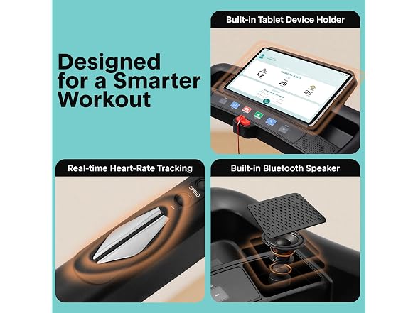 SereneLife Portable Foldable Treadmill