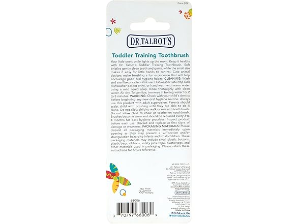 Dr. Talbot's Toddler Training Toothbrush