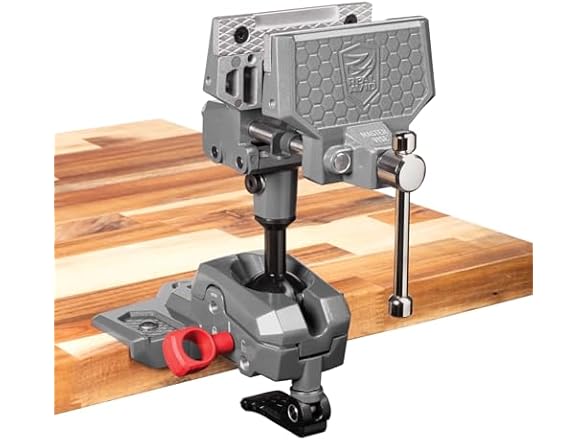 Real Avid 360° Swiveling Bench Vise Grey