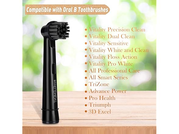6 Pack Toothbrush Heads for Oral B