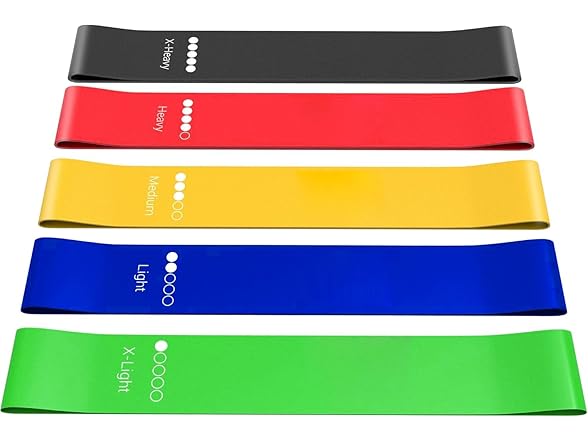 5 Fitness Resistance Bands