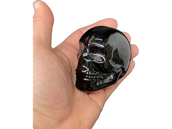 Wick Works Glass Skull Candle