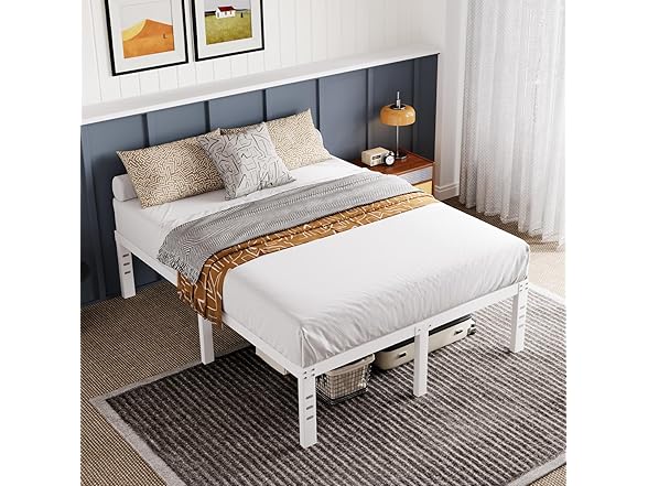 Avenco Metal Platform Bed Frame Full Size 18 Inch