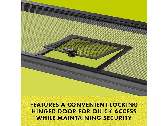 Zilla Fresh Air Hinged Door Screen Cover for