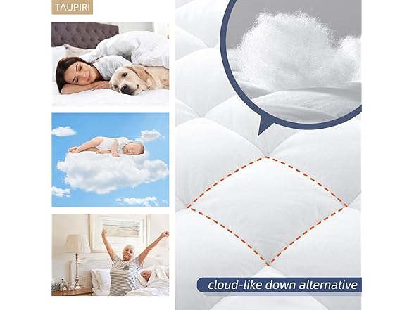 Taupiri Twin XL Quilted Mattress Pad