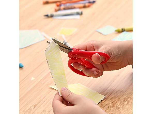 Fiskars 5" Pointed-Tip Scissors for Kids 4-7 (3-Pack)