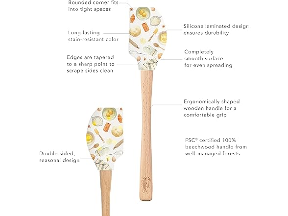 Tovolo Spatulart ‘Made From Scratch’ Silicone Spatula