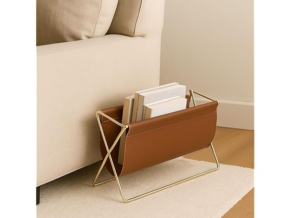 Fabulaxe Gold Magazine Holder 