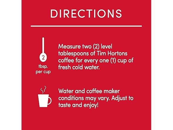 6PK Tim Hortons Original Blend, Medium Roast