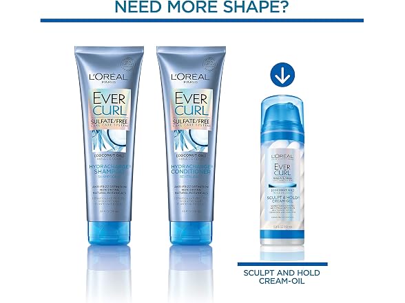 LOreal EverCurl Hydracharge Conditioner 8.5 oz