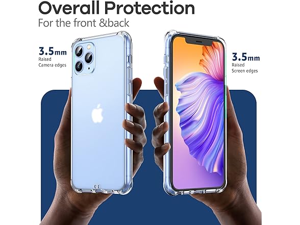 ORIbox for iPhone 11 Pro Max Case Clear,