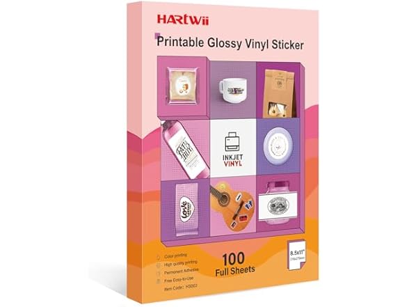 Hartwii Premium Printable Glossy Vinyl