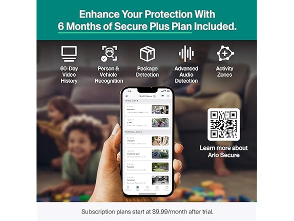 (1 or 2 Cam) (NEW) Arlo Essential Security Camera 2K (2025)