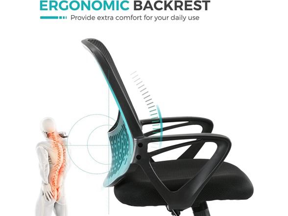 STAFFPENGUIN Ergonomic Swivel Desk Chair