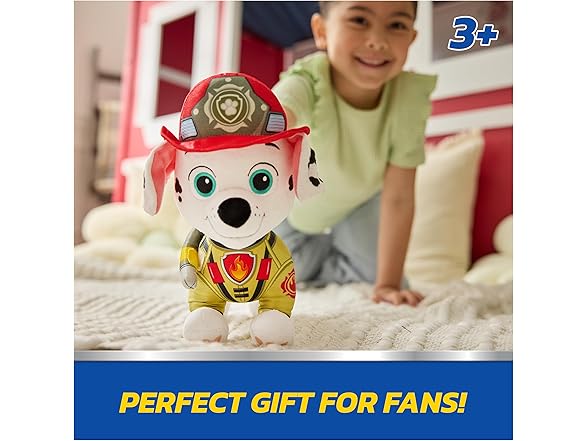 Paw Patrol: Fire Rescue Marshall, Plush Toy