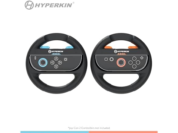 (2 Pack) Hyperkin Joy-Ride Racing Wheel for Switch