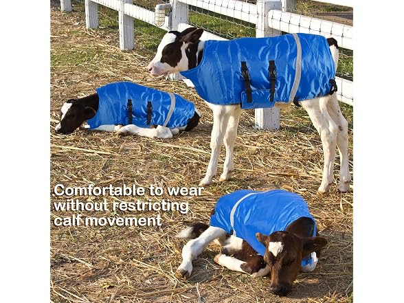 Dunzy 2 Pcs Calf Blanket Calf Coat Jacket Foa