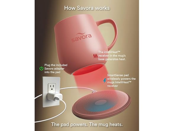 Savora 12oz IntelliHeat Coffee Mug