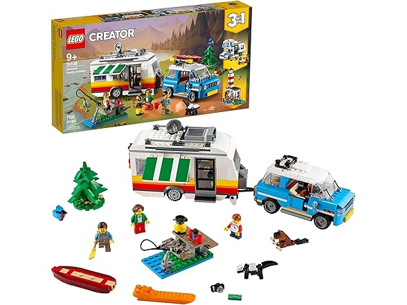 LEGO Creator 3in1 Caravan Family Holiday (Open Box)