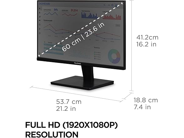 ViewSonic 24" FHD Monitor | VS2447M-S
